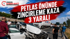 Kırşehir Petlas fabrikası önünde kaza 3 yaralı