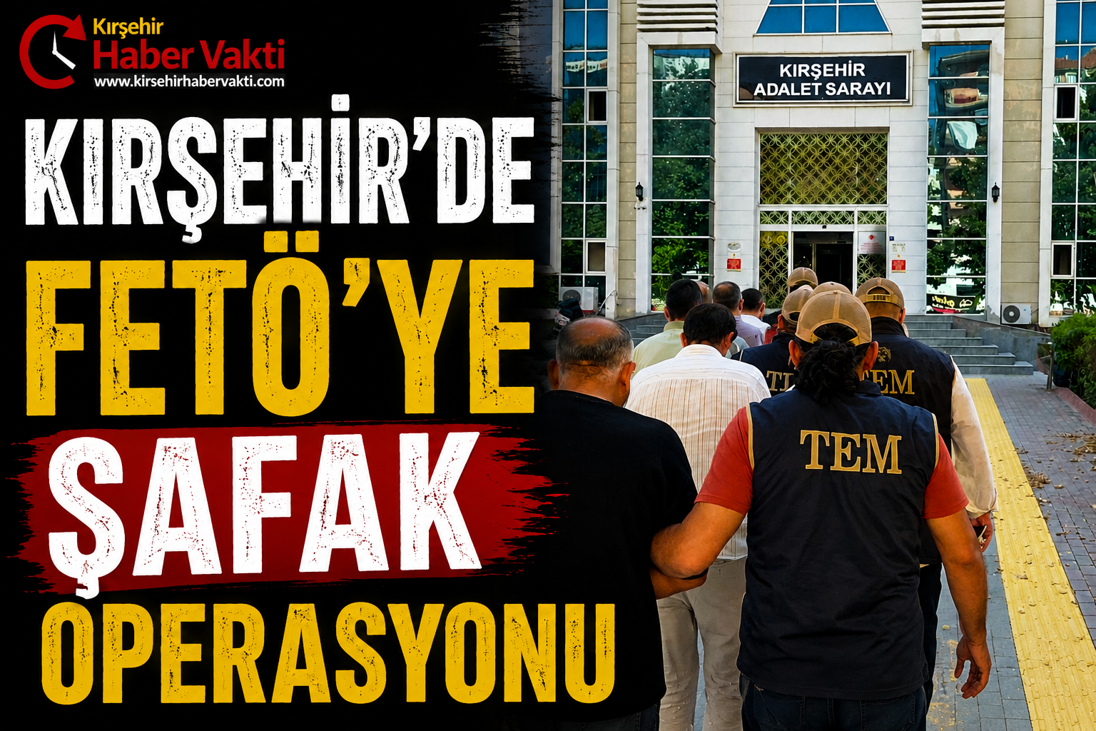 KIRŞEHİR’DE FETÖ’YE ŞAFAK OPERASYONU