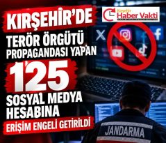 125 sosyal medya hesabına erişim engeli getirildi.