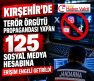 125 sosyal medya hesabına erişim engeli getirildi.