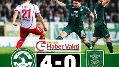 KIRŞEHİRSPOR RAKİBİNİ EZİP GEÇTİ TFF 3. Lig 3. Grup’ta mücadele