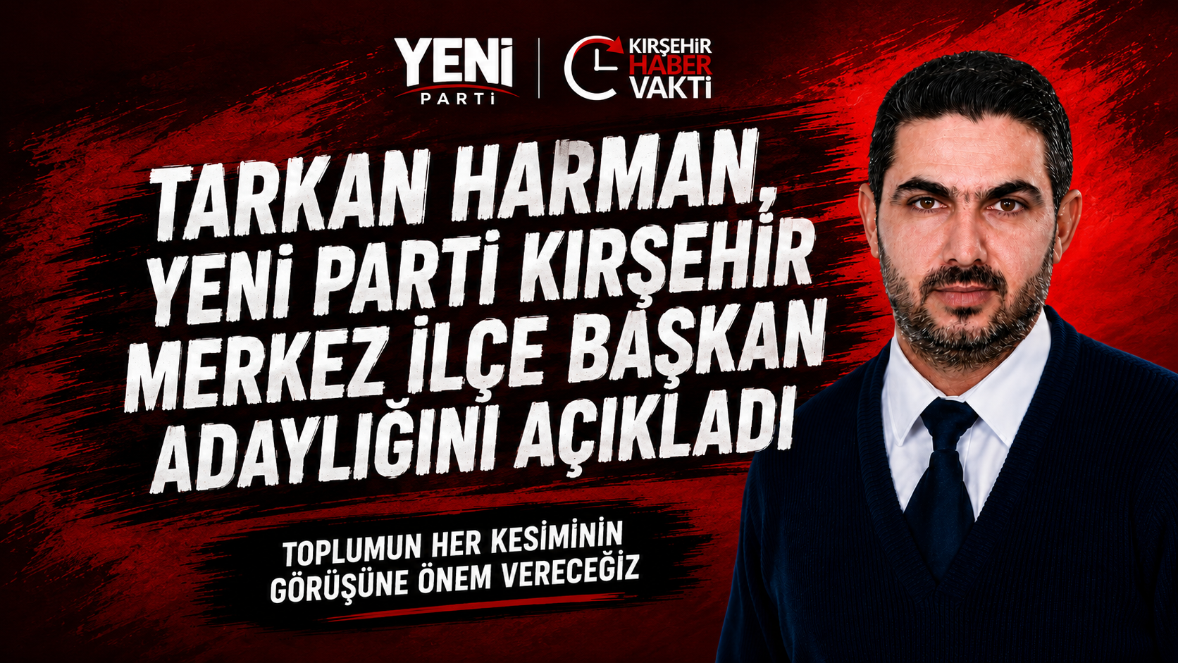 Tarkan Harman Adaylığını Açıkladı