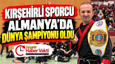 Kırşehirli sporcu Mikail Çetiner, Almanya’nın Mülheim an der Ruhr kentinde