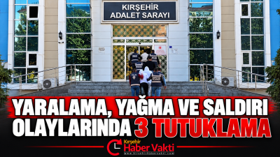 Kırşehir’de yaralama, yağma ve mala zarar verme olaylarına ilişkin yürütülen